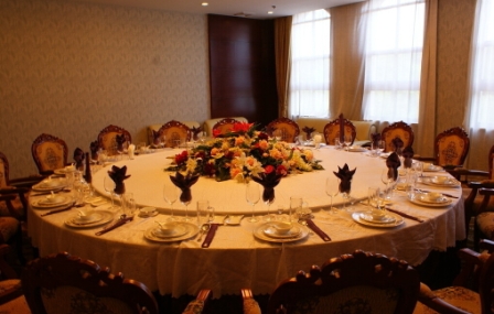 扬州酒店电动餐桌转盘图片大全