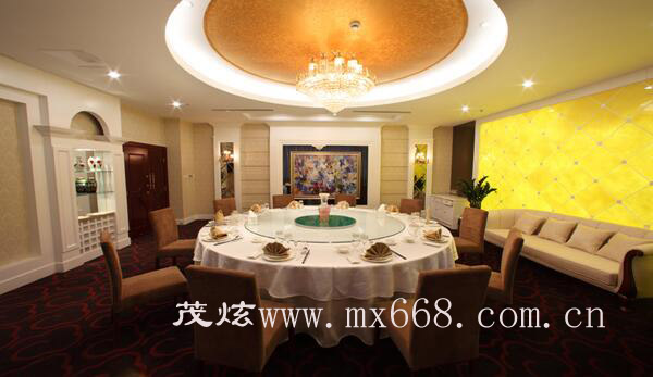葫芦岛市国际酒店大型电动餐桌转盘