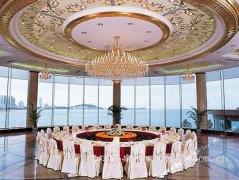 山东威海酒店大型电动餐桌转盘案例