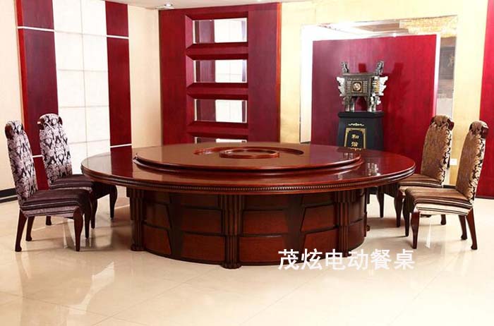 中式电动餐桌